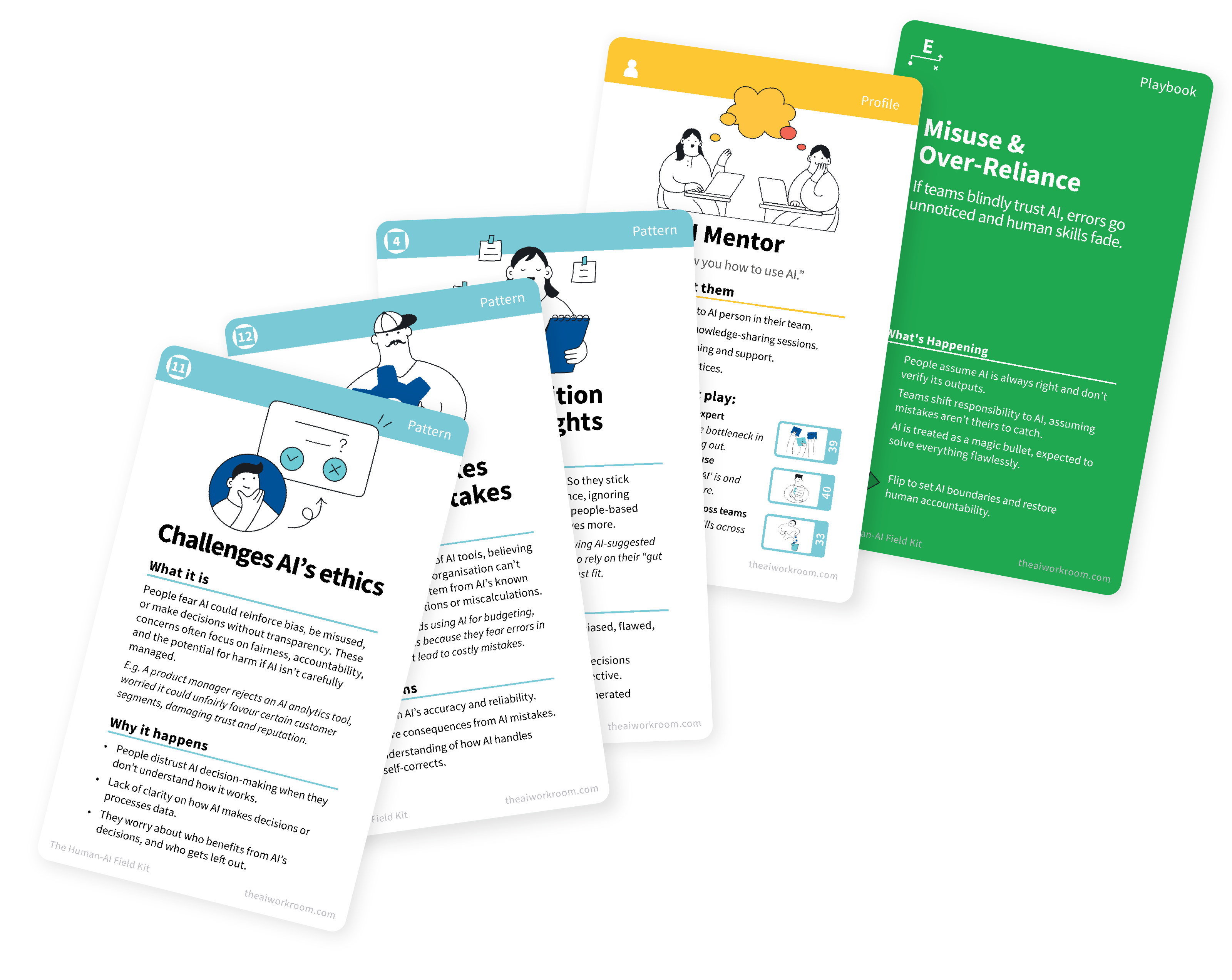 Field Kit cards for working with behaviour and AI