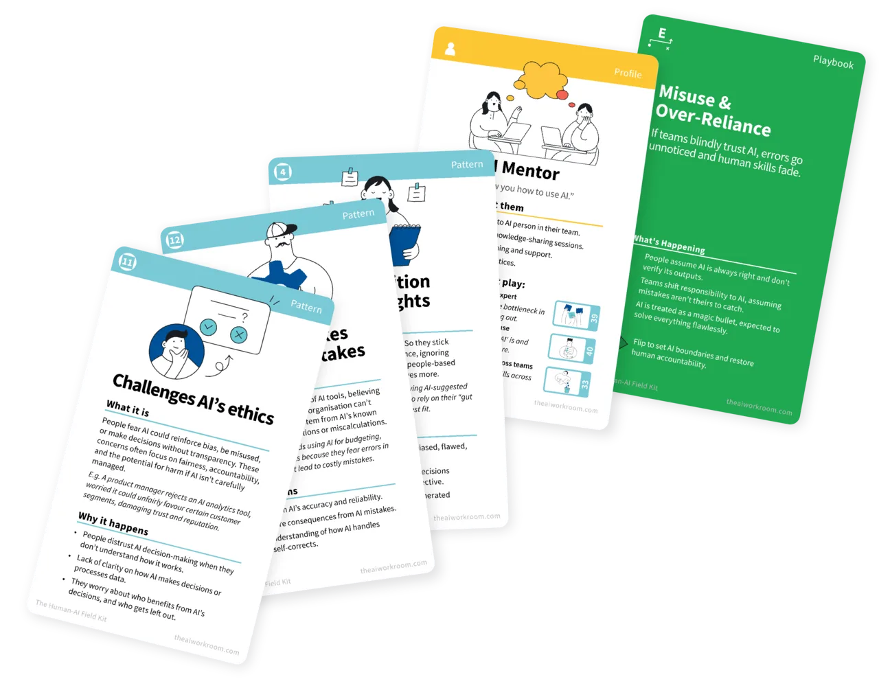 Field Kit cards for working with behaviour and AI